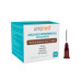 Agulha Hipodérmica 13mm x 0,45mm (26G x 1/2) (Marrom) 100 unidades Uniqmed