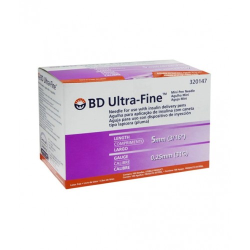 Agulha para Caneta Insulina BD Ultra-Fine 5mm